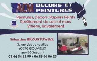 ACM décors et peinture Gouvieux